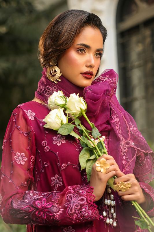 Pernia - Ezmir Unstitched Embroidered Luxe | 3pc